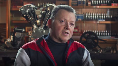 L'odeur de l'huile moto