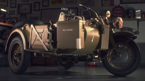 L'odeur de l'huile moto