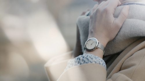 Pierre Lannier montre femme argent
