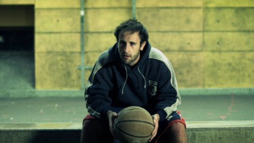 Basket joueur terrain
