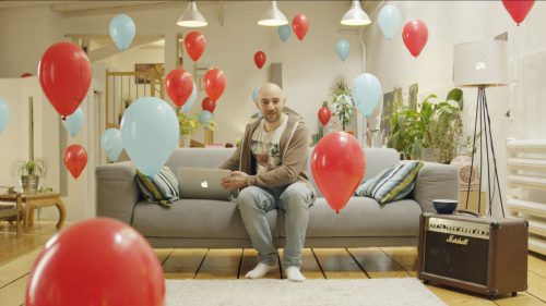 Redstones musique clip ballons