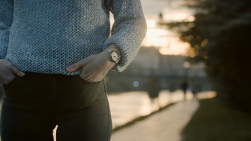 Pierre Lannier montre femme argent