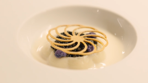 René Lalique gastronomie dressage plat