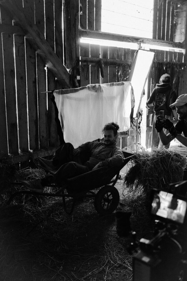 deco paille tournage